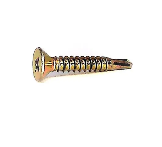 SCREW SDM CSK RIBBED ZINC 8-18 X 20 (VILLA)
